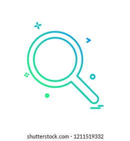 Search icon design vector