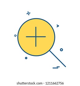 Search icon design vector