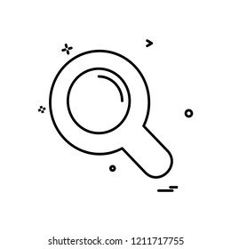 Search icon design vector
