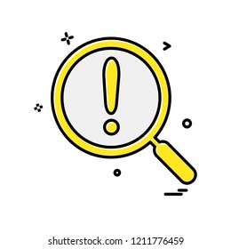 Search icon design vector