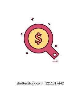 Search icon design vector