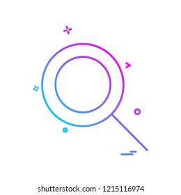Search icon design vector