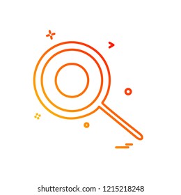Search icon design vector