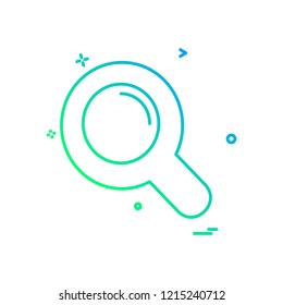 Search icon design vector