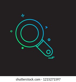 Search icon design vector