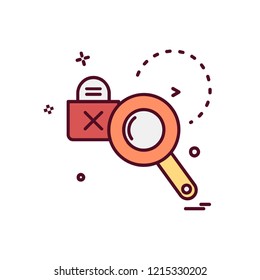 Search icon design vector