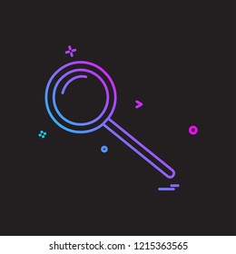Search icon design vector