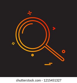 Search icon design vector