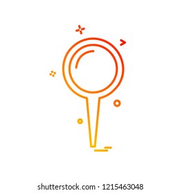 Search icon design vector