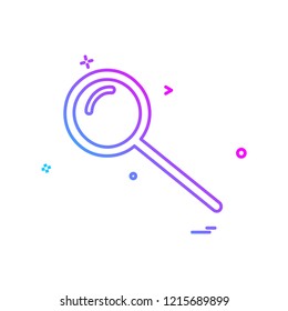 Search icon design vector