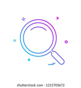 Search icon design vector