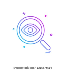 Search icon design vector