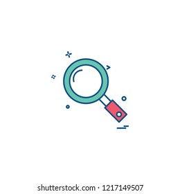 Search icon design vector