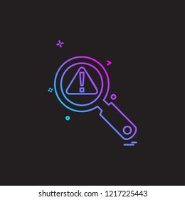 Search icon design vector