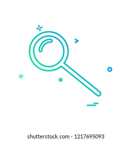 Search icon design vector