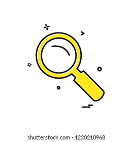 Search icon design vector