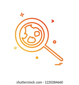 Search icon design vector
