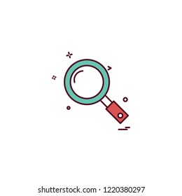 Search icon design vector