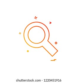 Search icon design vector