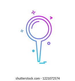 Search icon design vector
