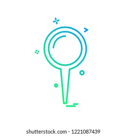 Search icon design vector