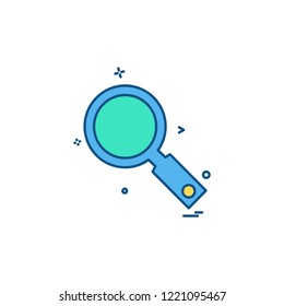 Search icon design vector