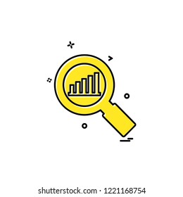 Search icon design vector