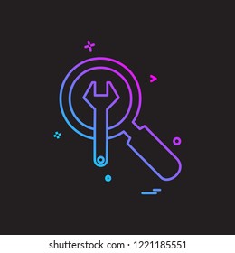 Search icon design vector