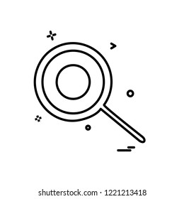 Search icon design vector