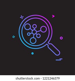 Search icon design vector