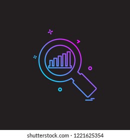 Search icon design vector