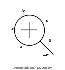 Search icon design vector