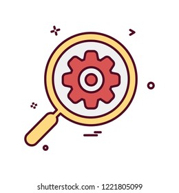 Search icon design vector