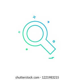 Search icon design vector
