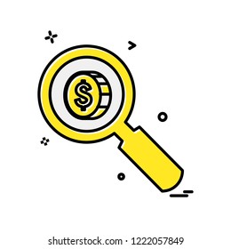 Search icon design vector