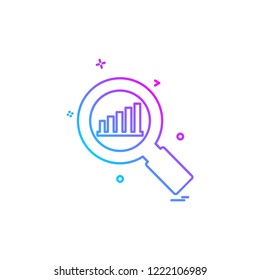 Search icon design vector