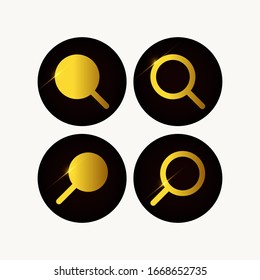 Design-Vektorillustration-Vorlage für das Suchsymbol.