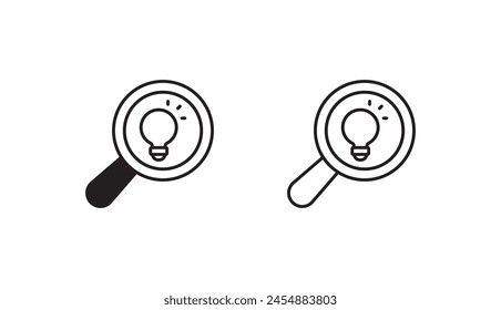 Suchen-Icon-Design mit weißem Hintergrund Stock-Illustration