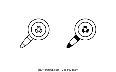 search icon design with white background stock illustration