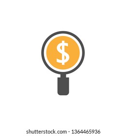 search icon dollar symbol