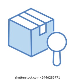 Search icon editable stock vector illustration