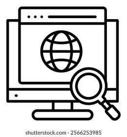 Search Icon Element For Design