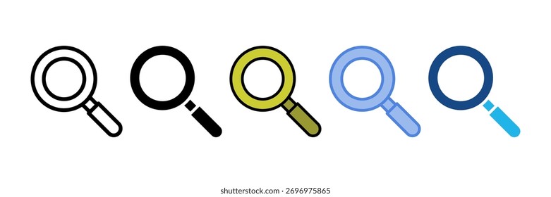 Elemento de icono de Búsqueda para diseño
