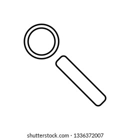 Search icon. File find sign