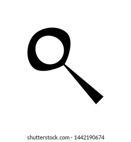 Search icon. File find sign