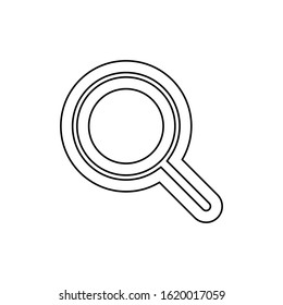Search icon. File find symbol. Logo design element