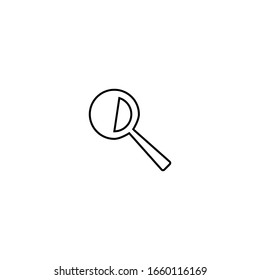Search icon. File find symbol. Logo design element