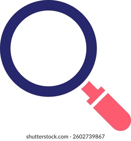Search Icon Fill Vector Illustration