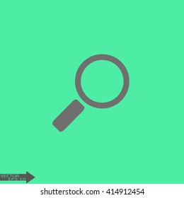 search icon find vector illustration flat web art drawing