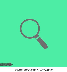 search icon find vector illustration flat web art drawing